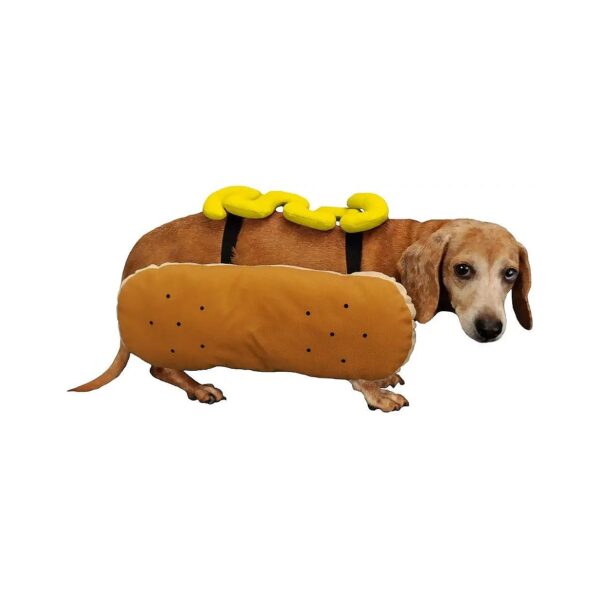 Mustard Medium Dog Costume with Lightweight and Comfortable Design