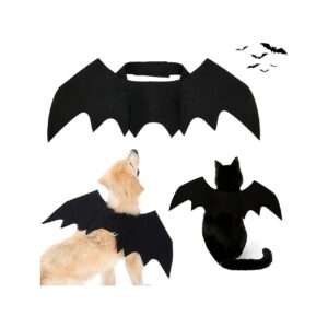 Mysterious Bat Wing Pet Costume for Cats and Small to Large Dogs, Easy Wear and Clean