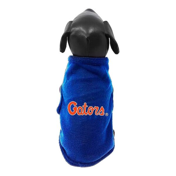 NCAA Florida Gators Polar Fleece Dog Sweater Machine Washable Cotton Fleece Design