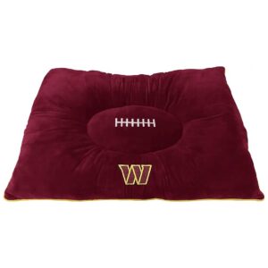 NFL Licensed Pet Bed Soft and Cozy Plush Pillow Bed for Your Pet