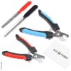 Nail Trimmers for Small and Large Pets - Set of 2 Nail Cutters and 2 Files