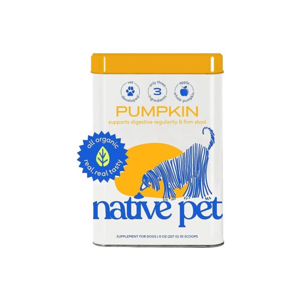 Native Pet Organic Pumpkin Puree for Dogs (8 oz)