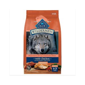 Natural Adult Dog Food with Real Chicken, Wholesome Grains, and High-Protein Content