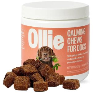 Natural Anxiety Relief for Medium and Large Dogs - Calming Chews with Melatonin