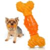 Natural Bamboo Fiber Dog Chew with Allergen-Free Peanut Butter Flavor