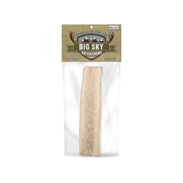 Natural Beef Flavor Antler Chew Sticks for Adult Canines