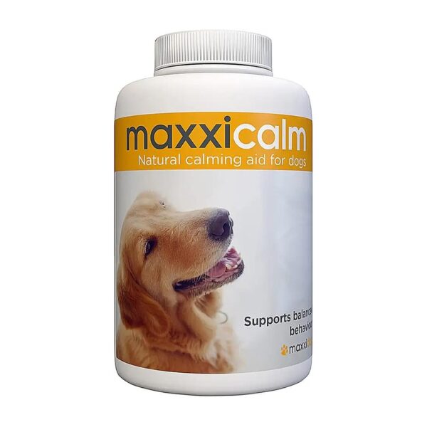 Natural Calming Aid Tablets for Fearful Adult Dogs with Behavioral Guide