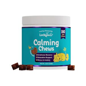 Natural Calming Dog Chews Anxiety Treats Hemp Melatonin Magnesium Chamomile Valerian Root