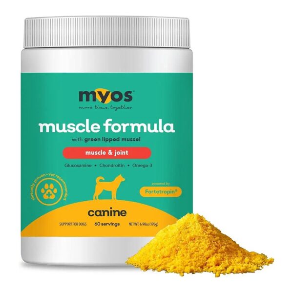 Natural Canine Joint and Muscle Supplement with Fortetropin and Green Lipped Mussel