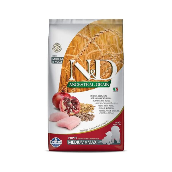 Natural Chicken Puppy Formula Dry Dog Food with Low Fiber