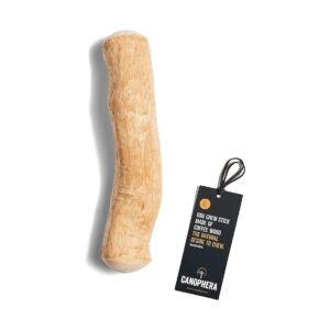 Natural Coffee Wood Dog Chew Sticks for Stress Relief and Teeth Strength