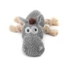 Natural Cotton Donkey Plush Squeaky Toy for Dog Puppy Small and Medium Size Dogs