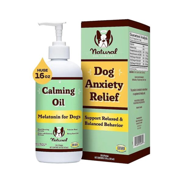 Natural Dog Calming Formula for Reduced Anxiety and Stress