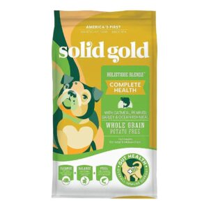 Natural Dog Food with Ocean Fish Meal, Oatmeal, and Pearled Barley for Healthy Digestion