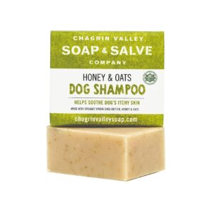 Natural Dog Shampoo with Honey and Oats for Healthy Coat and Skin