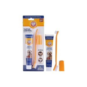 Natural Dog Toothpaste and Brush Kit for Pet Health