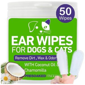 Natural Ear Cleaner Wipe for Dogs and Cats to Support Ear Health and Comfort