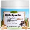 Natural Eggshell Calcium Powder for Pets - Ideal Calcium Supplement for Dogs and Cats