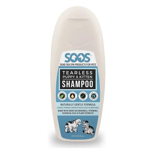 Natural Fast Absorbing Shampoo for Pets with Dead Sea Minerals and Essential Oils