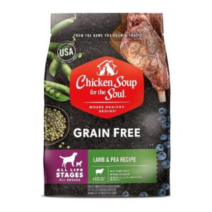 Natural Grain Free Lamb and Pea Dog Food with Superfoods Antioxidants