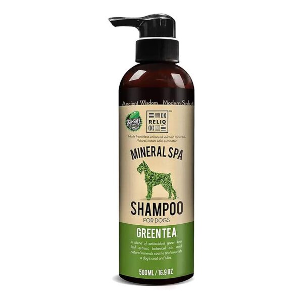 Natural Green Tea Shampoo for Dogs and Cats with Soothing Antioxidant Properties