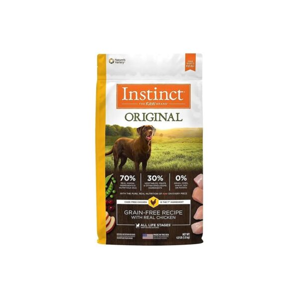 Natural High-Protein Dry Dog Food Made with Cage-Free Chicken, Probiotics, and Omegas