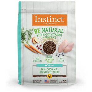 Natural, High-Protein Puppy Food with Real Meat and Minimally Processed Ingredients