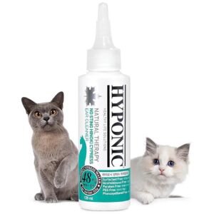 Natural Hinoki Cypress Ear Cleaning Solution for Cats Odor Removal