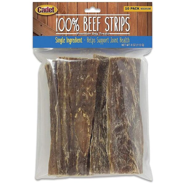 Natural, Low Calorie Beef Chews for Small and Large Dogs