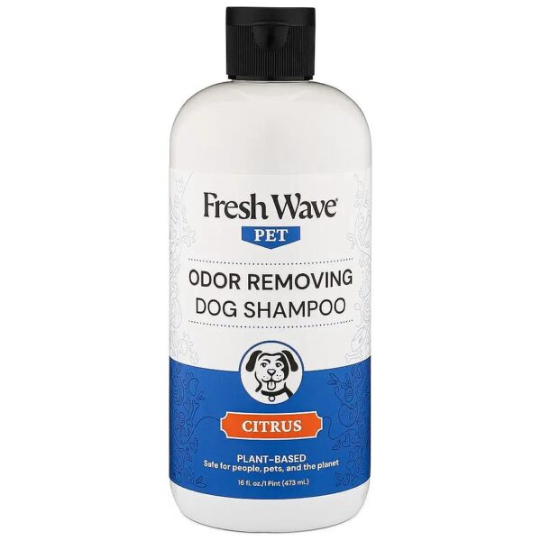 Natural Odor Eliminating Dog Wash with Skunk Defense, 16 Fl Oz, Safe for Pets and People