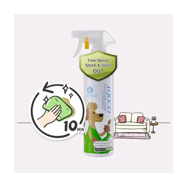 Natural Odorless Pet Odor Eliminator Spray for Home Furniture and Floors 16 Fl oz