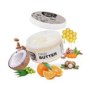 Natural Paw Butter for Dogs and Cats with Turmeric Extracts and Shea Butter