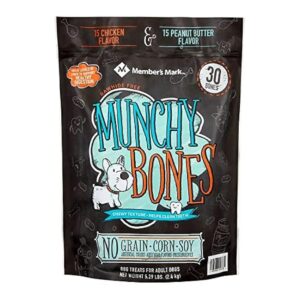 Natural Peanut Butter and Chicken Flavor Treats for Adult Dogs 29 Pound Bag