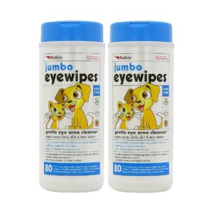 Natural Pet Eye Wipes for Dogs and Cats - Gently Remove Dirt and Stains