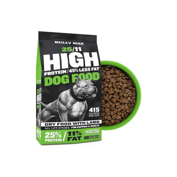 Natural Puppy Food with Lamb Flavor and Large Kibble Size for All Ages