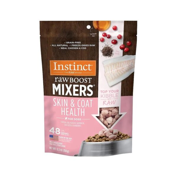 Natural Raw Dog Food Topper with Freeze Dried Chicken and Probiotics