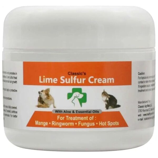 Natural Remedy for Pet Skin Issues with Lime Sulfur Cream