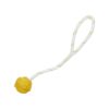 Natural Rubber Ball on Rope with Hand Strap for Teething