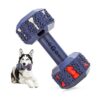 Natural Rubber High Density Indestructible Dog Dumbbell Toys for Aggressive Chewing