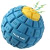 Natural Rubber Jolly Ball for Durable Play and Teeth Cleaning for Medium-Large Dogs Blue