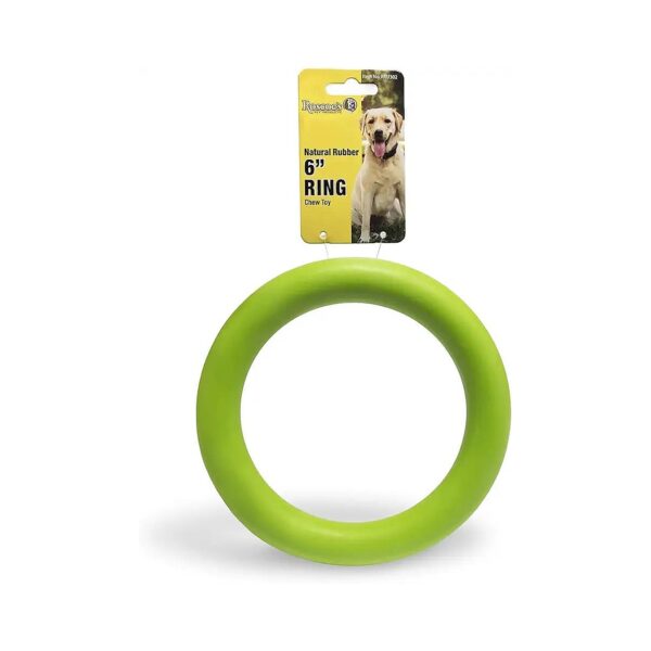 Natural Rubber Ring Chew Toy for Strong Jaws and Healthy Teeth