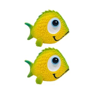 Natural Rubber Squeaky Dog Toy Soft Fish for Small Dogs and Puppies Blind Dogs