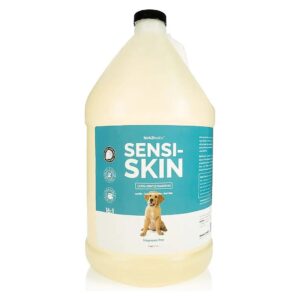 Natural Sensitive Skin Dog Shampoo - Free of Fragrance and Dyes, Gentle on Skin and Coat