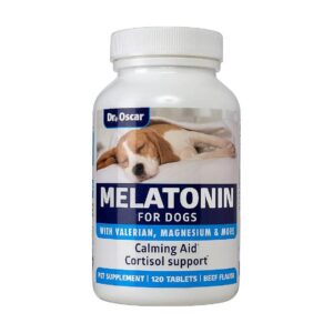 Natural Sleep Aid for Dogs - Melatonin and Calming Nutrients