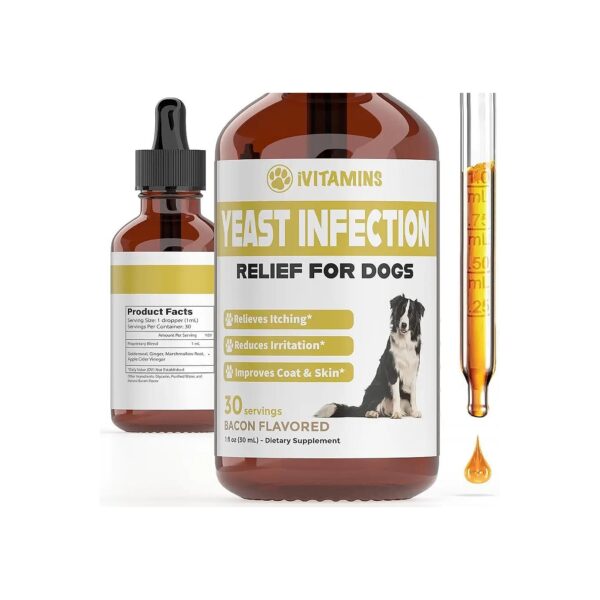 Natural Solution for Yeast Infections in Dogs with Itch Relief and Inflammation Support