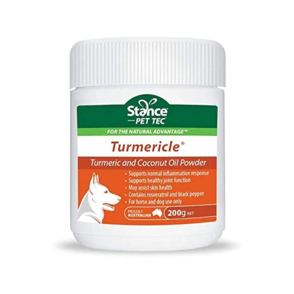 Natural Turmeric Powder for Dogs with Coconut Oil and Resveratrol for Healthy Joints