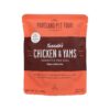 Natural Tuxedo's Chicken and Yams Dog Food Pouches for Convenient and Healthy Feeding