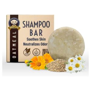 Natural, and Hypoallergenic Dog Shampoo Bar, Vegan-Friendly and Odor-Neutralizing