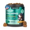 Natural and Organic Dog Calming Chews for Stress Relief with Hemp Seed Oil