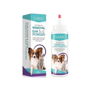 Natural and Safe Dog Ear Cleaner Powder for Pets Ear Care